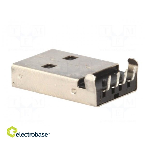 Plug | USB A | THT | angled 90° | 1.5A | Contacts: phosphor bronze | 500V image 4