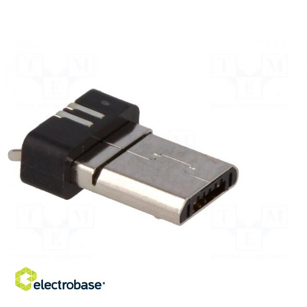 Plug | USB B micro | for molding | soldering | PIN: 5 | USB 2.0 | 0.65mm фото 8