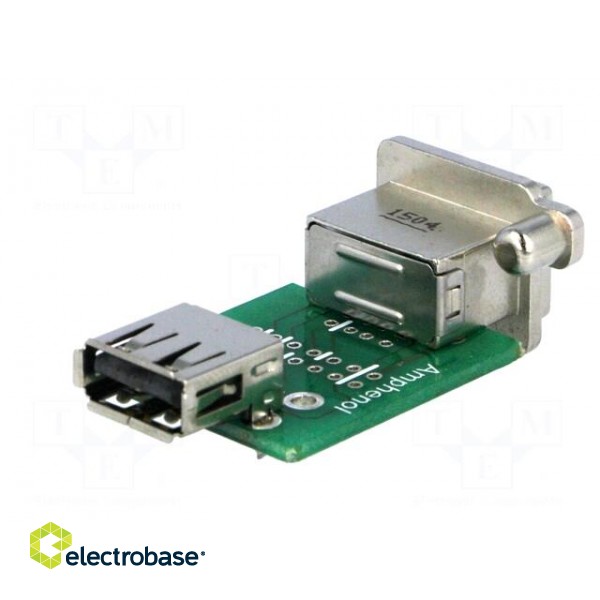Socket | adapter | USB A socket-front,USB A socket-back | MUSB image 6