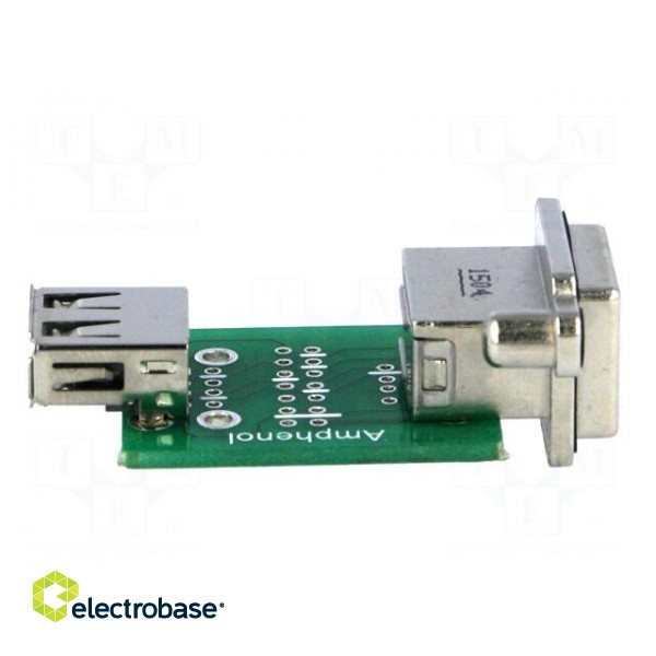 Socket | adapter | USB A socket-front,USB A socket-back | MUSB image 7