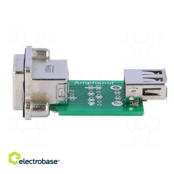 Socket | adapter | USB A socket-front,USB A socket-back | MUSB image 3