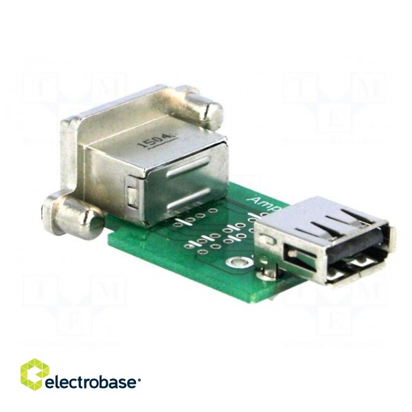 Socket | adapter | USB A socket-front,USB A socket-back | MUSB image 4