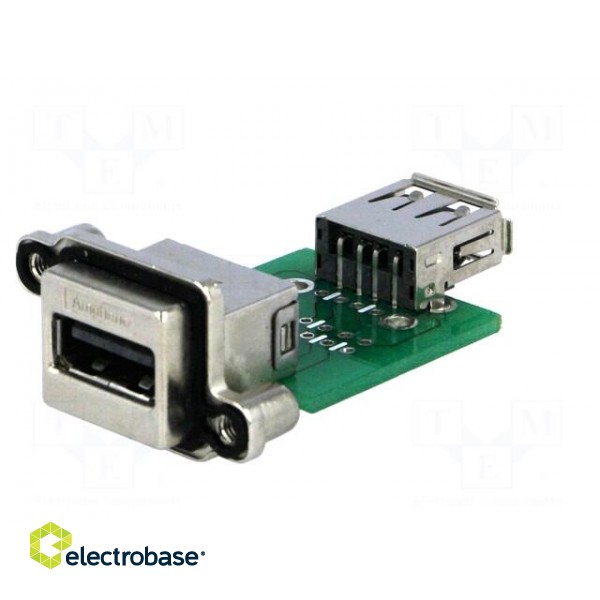 Socket | adapter | USB A socket-front,USB A socket-back | MUSB image 2