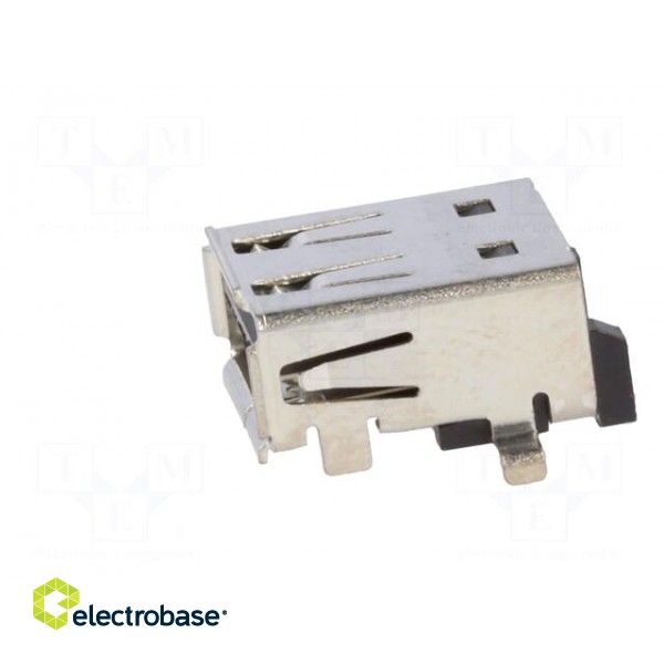 Socket | USB A | on PCBs | SMT | PIN: 4 | horizontal | USB 2.0 image 3