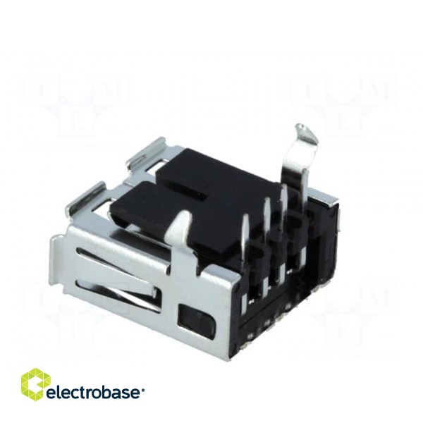 Socket | USB A | on PCBs | THT | PIN: 4 | angled 90° image 4
