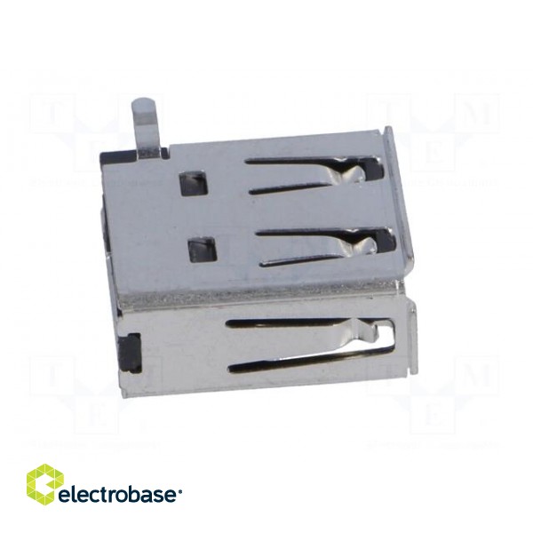 Socket | USB A | on PCBs | THT | PIN: 4 | side,angled 90° | USB 2.0 image 7