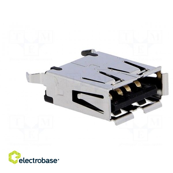 Socket | USB A | on PCBs | THT | PIN: 4 | straight image 8