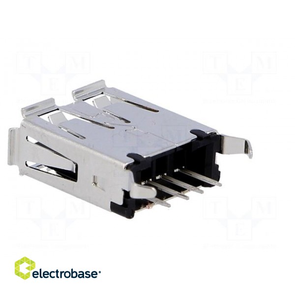 Socket | USB A | on PCBs | THT | PIN: 4 | straight image 4