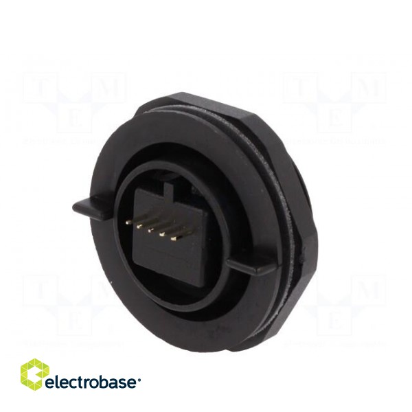Socket | USB A | USB A socket-front,USB B socket-back | PIN: 4 | IP68 image 6