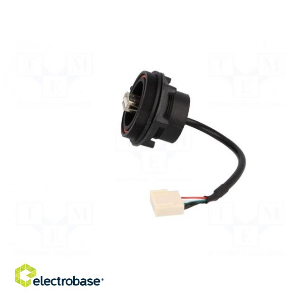 Socket | USB A | USB Buccaneer | for panel mounting,rear side nut image 3