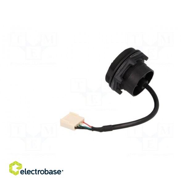 Socket | USB A | USB Buccaneer | for panel mounting,rear side nut image 4