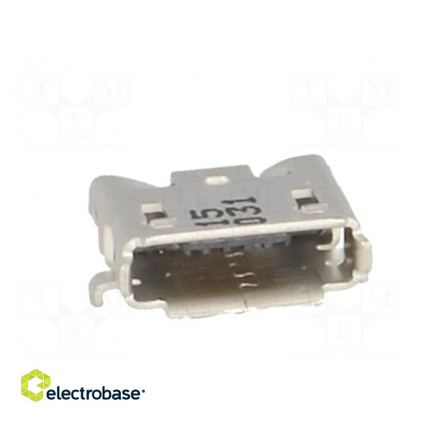 Socket | USB AB micro | on PCBs | SMT | PIN: 5 | horizontal | gold-plated image 9