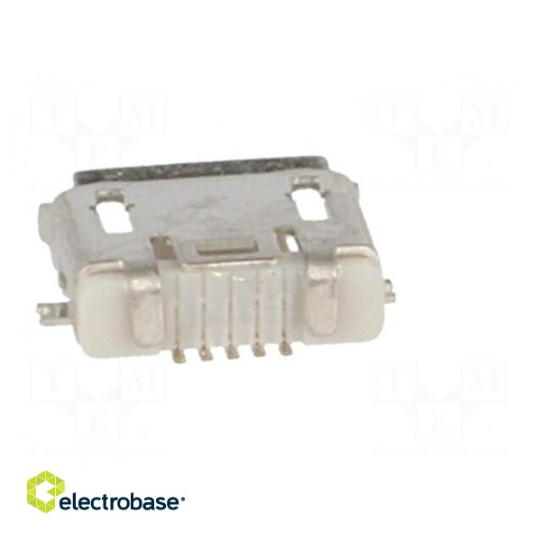 Socket | USB AB micro | SMT | PIN: 5 | USB 2.0 | 0.65mm | 1.8A | 100V фото 5