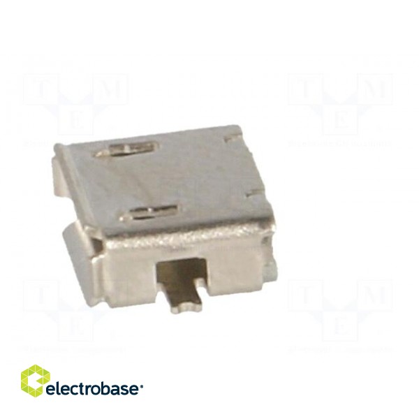 Socket | USB AB micro | SMT | PIN: 5 | USB 2.0 | gold-plated image 3
