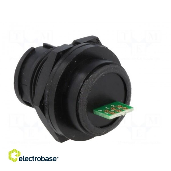 Socket | USB B micro | Data-Con-X | soldering | USB 2.0 | IP67,IP68 image 4