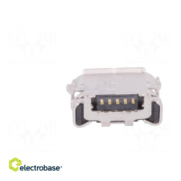 Socket | USB B micro | on PCBs | SMT,THT | PIN: 5 | horizontal | USB 2.0 image 5