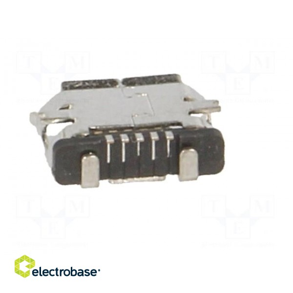 Socket | USB B micro | SMT | PIN: 5 | USB 2.0 | 0.65mm | 1.8A | 100V фото 5