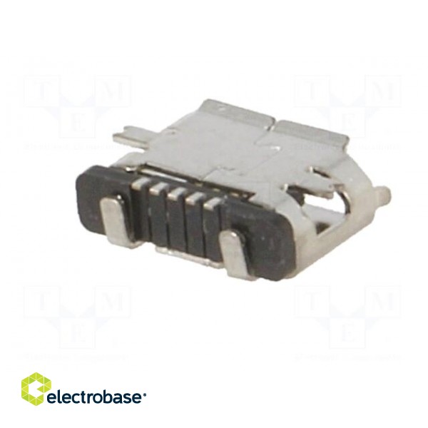 Socket | USB B micro | SMT | PIN: 5 | USB 2.0 | 0.65mm | 1.8A | 100V фото 6