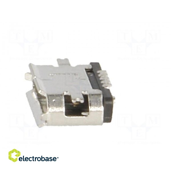 Socket | USB B micro | SMT | PIN: 5 | USB 2.0 | 0.65mm | 1.8A | 100V фото 3