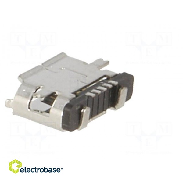 Socket | USB B micro | SMT | PIN: 5 | USB 2.0 | 0.65mm | 1.8A | 100V фото 4