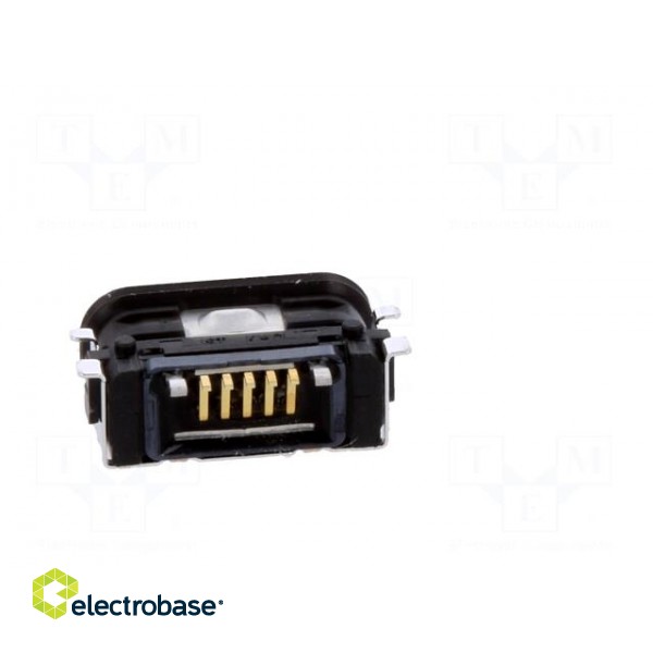Socket | USB B micro | SMT | PIN: 5 | with seal | USB 2.0 | IPX7 image 5