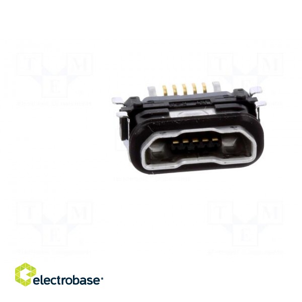 Socket | USB B micro | SMT | PIN: 5 | with seal | USB 2.0 | IPX7 image 9