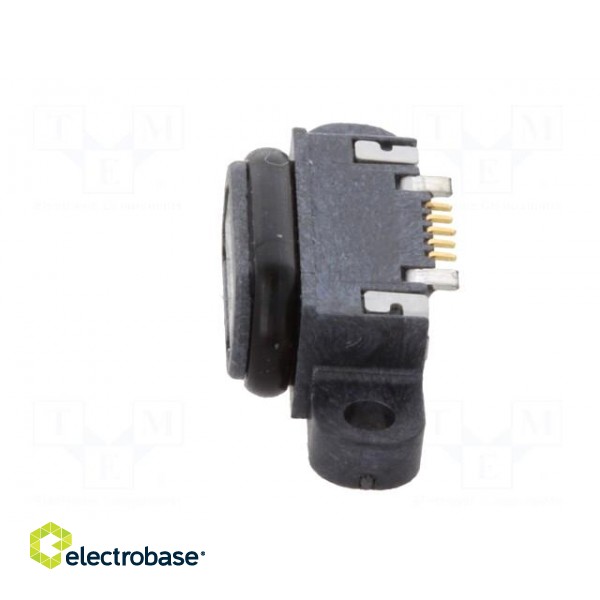 Socket | USB B micro | SMT | PIN: 5 | with seal | USB 2.0 | IPX7 image 3