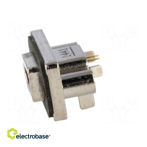 Socket | USB B mini | MUSB | on PCBs,for panel mounting,screw | THT image 3