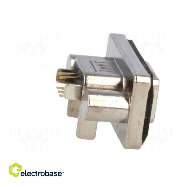 Socket | USB B mini | MUSB | on PCBs,for panel mounting,screw | THT image 7