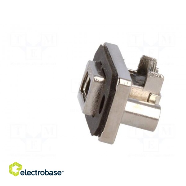 Socket | USB B mini | MUSB | on PCBs,for panel mounting,screw | THT image 3