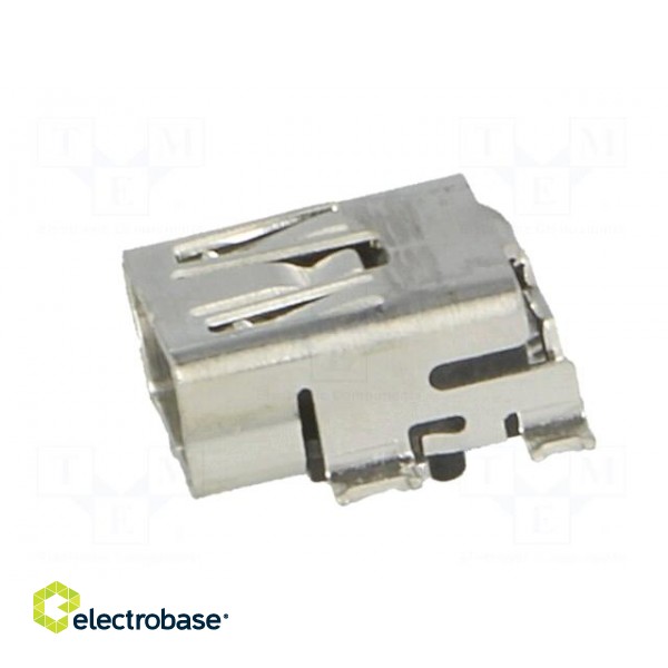 Socket | USB B mini | on PCBs | SMT | PIN: 5 | horizontal image 3