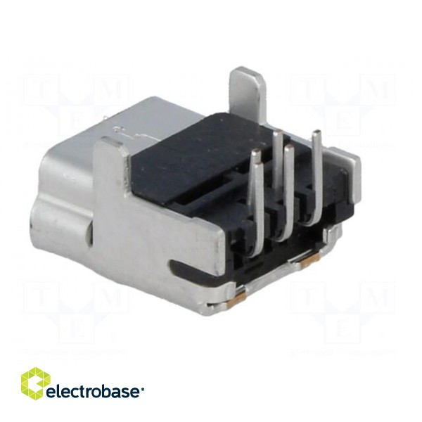Socket | USB B mini | on PCBs | THT | PIN: 5 | angled 90° image 4