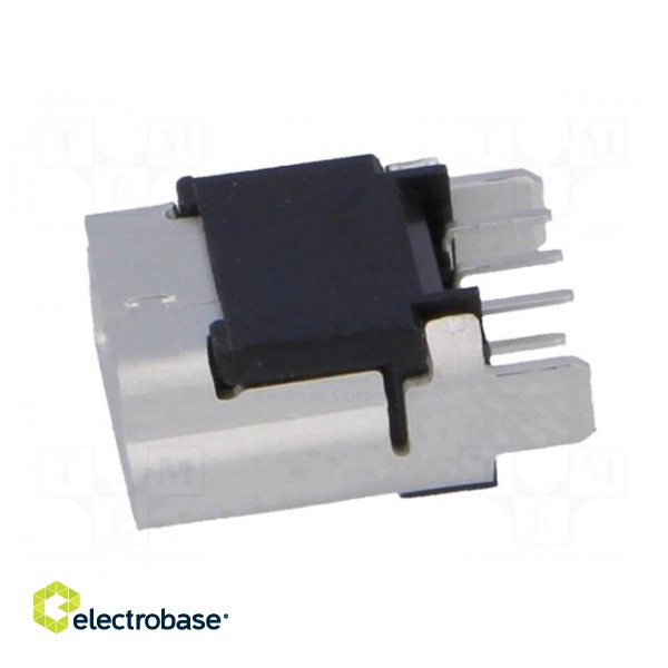 Socket | USB B mini | on PCBs | THT | PIN: 5 | straight image 3