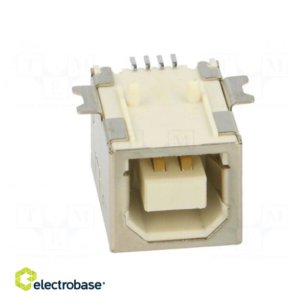 Socket | USB B | on PCBs | SMT | PIN: 4 | horizontal | USB 2.0 | 1A | 30V image 9