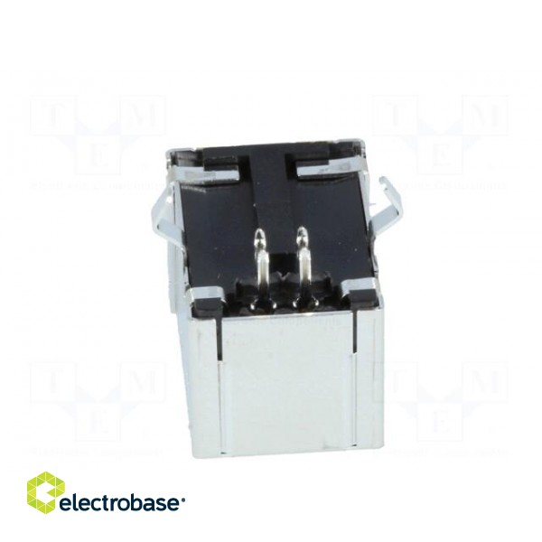 Socket | USB B | on PCBs | THT | PIN: 4 | angled 90° | gold flash image 5