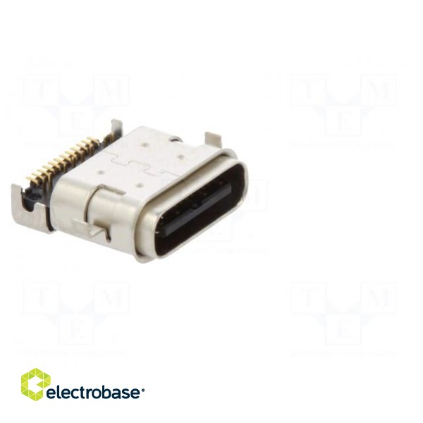 Socket | USB C | SMT | angled 90° | sealed | USB 3.1 фото 8
