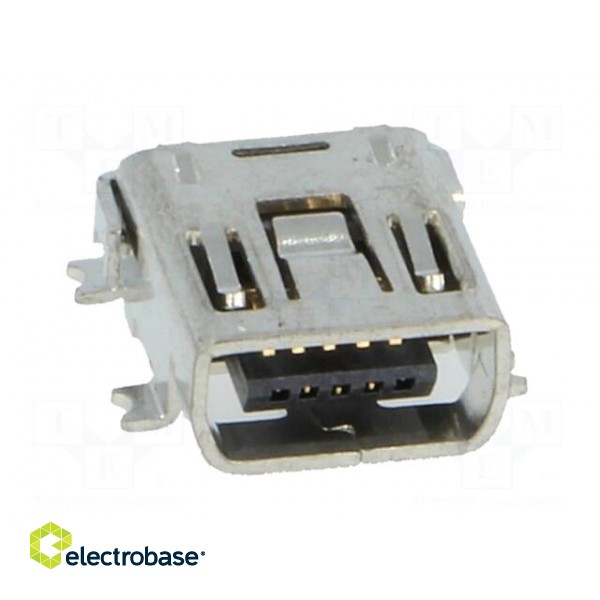 Socket | USB C mini | SMT | PIN: 5 | horizontal image 9