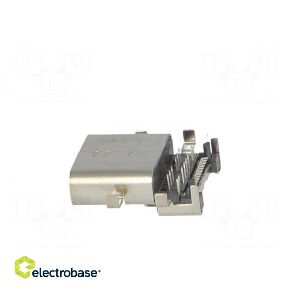 Socket | USB C | SMT,THT | angled | USB 3.1 image 3
