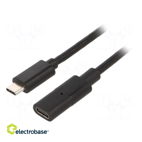 USB-USB | USB C socket,USB C plug | 1m