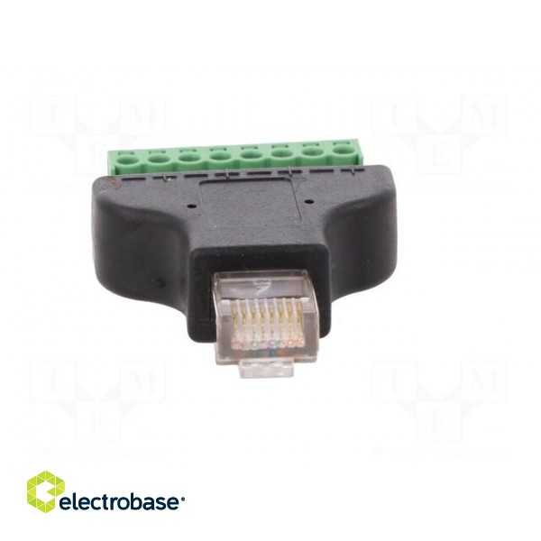 Adapter | PIN: 8 | terminal block,RJ45 plug | screw terminal paveikslėlis 9