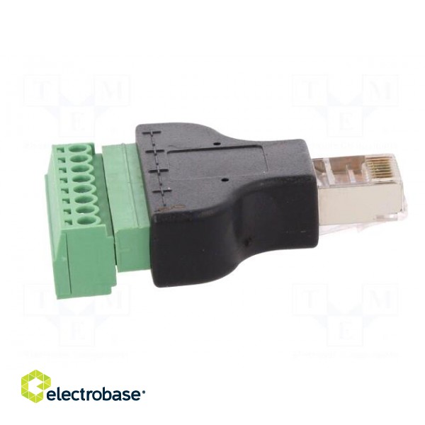 Adapter | PIN: 8 | terminal block,RJ45 plug | screw terminal фото 7