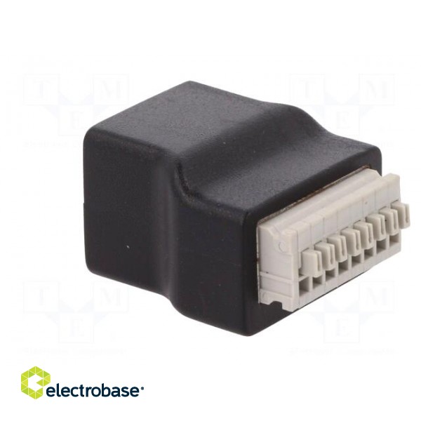 Adapter | PIN: 8 | RJ45 socket,terminal block | spring clamp image 4