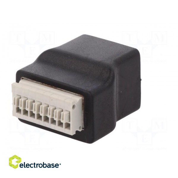 Adapter | PIN: 8 | RJ45 socket,terminal block | spring clamp image 6