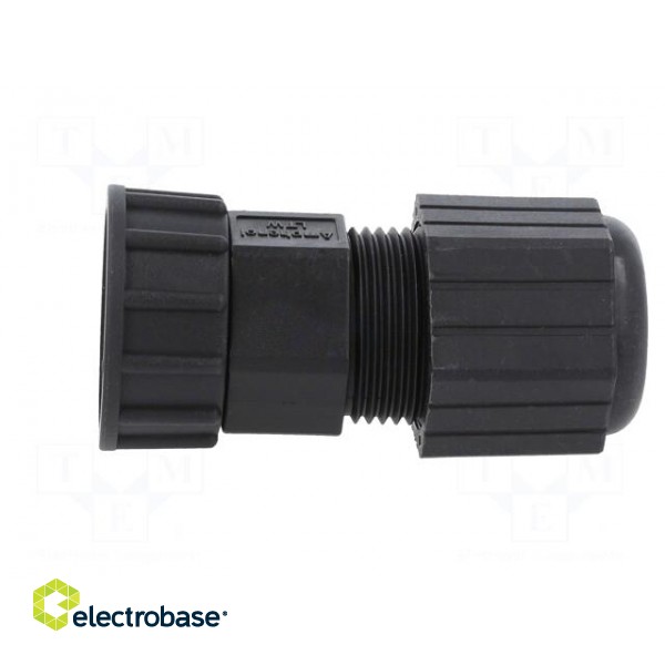 Case RJ45 | plastic | 5÷0.65mm | IP67 | for cable | straight | size D image 3