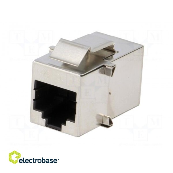 Coupler | Cat: 5e | shielded | Layout: 8p8c | RJ45 socket,both sides image 6