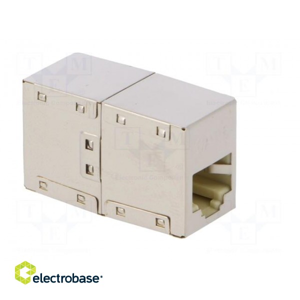 Coupler | coupler | Cat: 6 | shielded | Layout: 8p8c | RJ45 socket x2 image 8