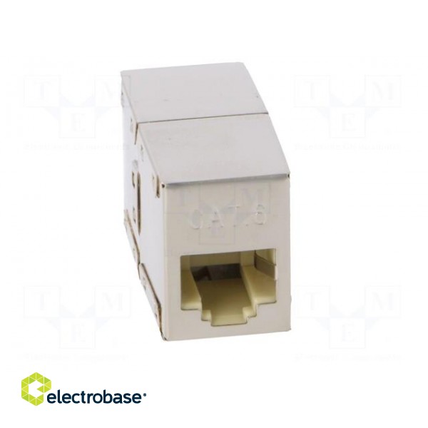 Coupler | coupler | Cat: 6 | shielded | Layout: 8p8c | RJ45 socket x2 image 9