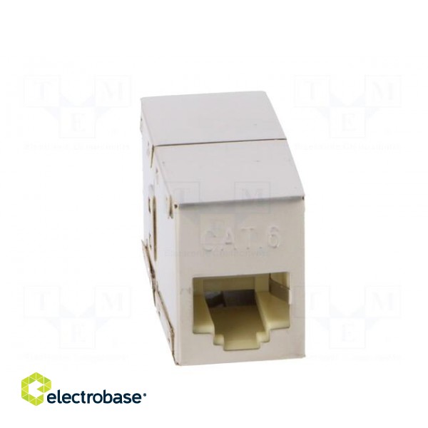 Coupler | coupler | Cat: 6 | shielded | Layout: 8p8c | RJ45 socket x2 image 5