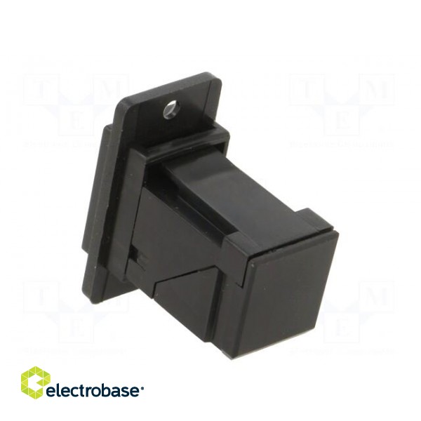 Coupler | DUALSLIM | Cat: 5e | Layout: 8p8c | RJ45 socket,both sides image 4