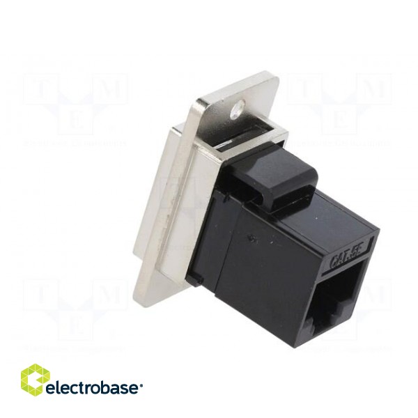 Coupler | DUALSLIM | Cat: 5e | Layout: 8p8c | RJ45 socket,both sides image 4